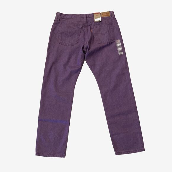 Levi’s Women’s Middy Straight Jeans 34 x 30 Lilac Irregular Label PLEASE READ - Picture 2 of 14